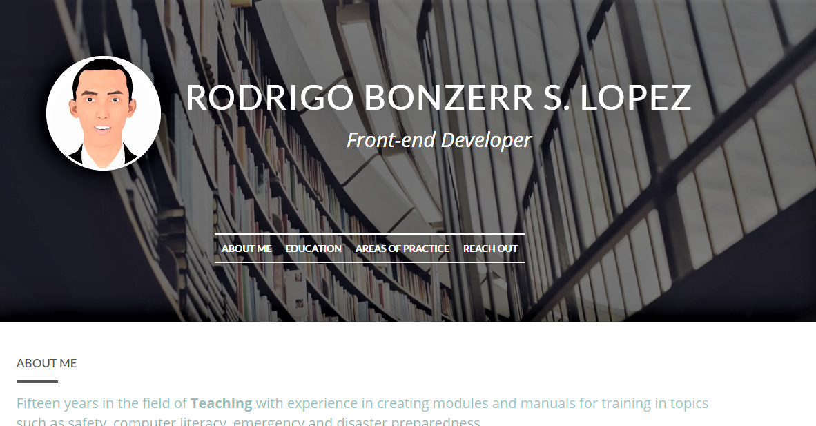 strikingly portfolio site