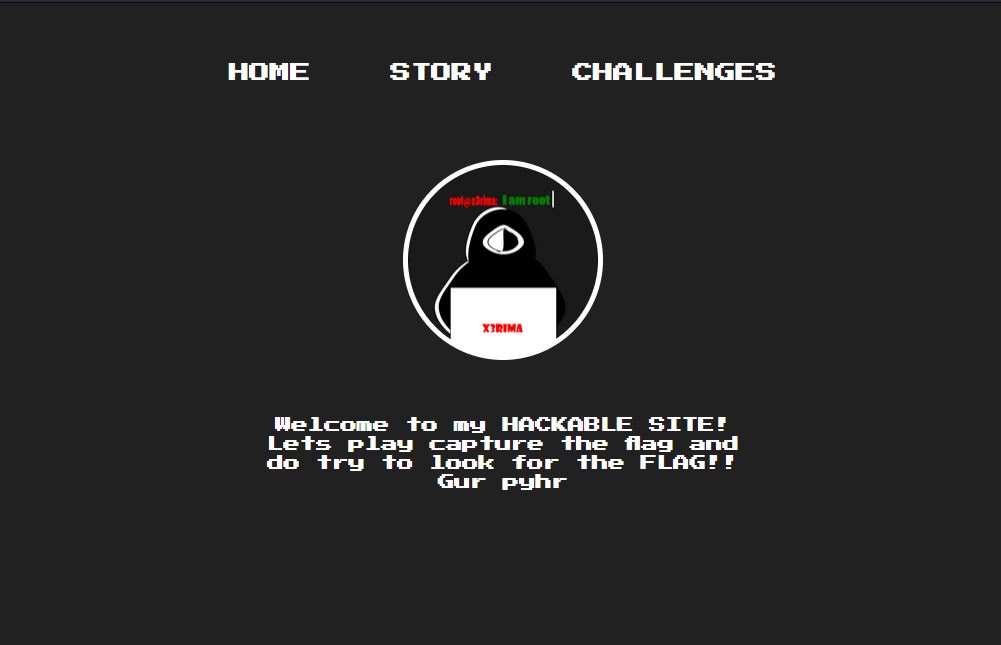 Eskrima Hackable site simple CTF for ethical hackers