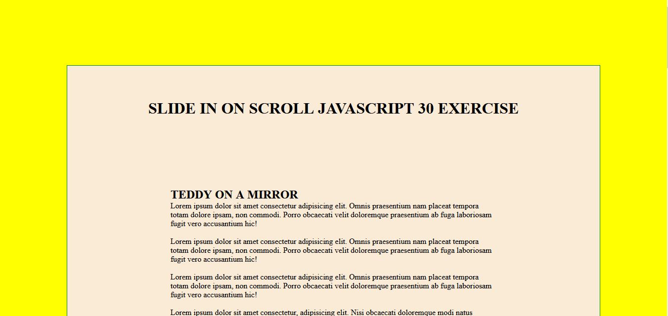 Javascript 30 FlexPanel