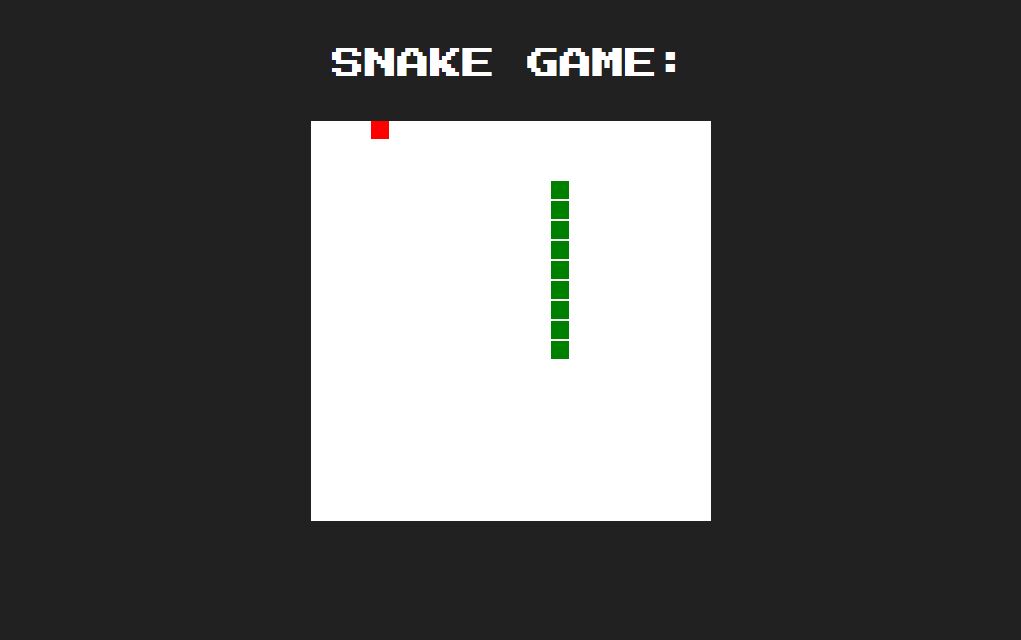 JavaScript SnakeGame