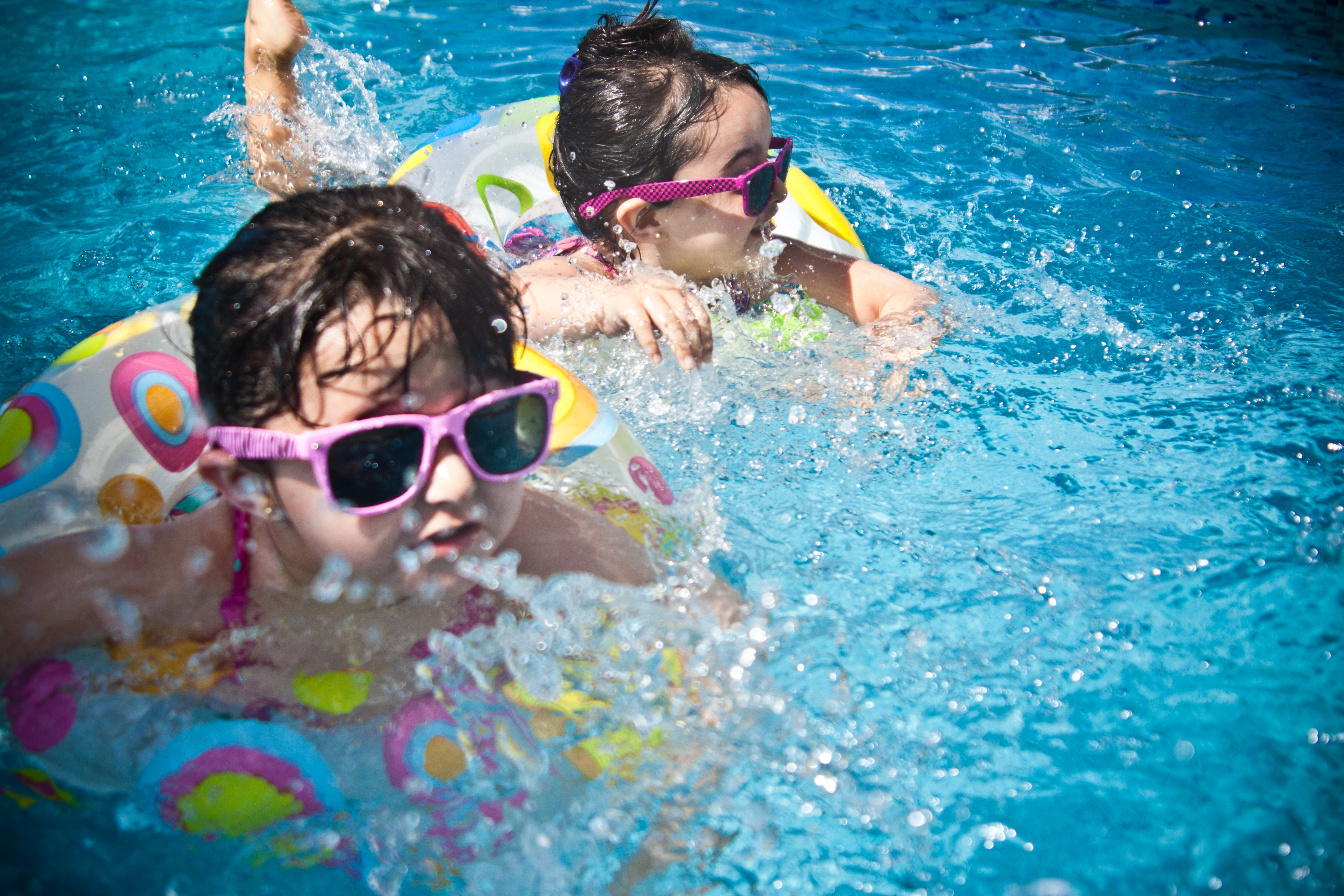 kid swimming